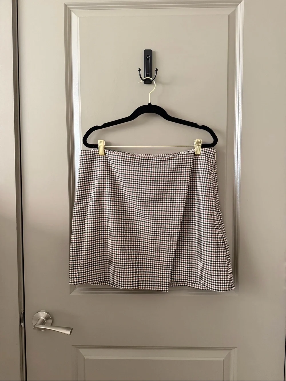 Old Navy | NWT Brown Plaid A-Line Mini Skirt